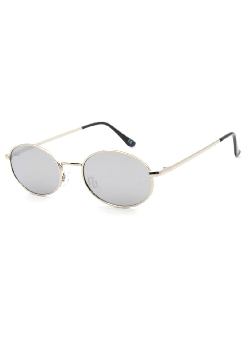 MADEYES نظارات شمسية واقية من الأشعة فوق البنفسجية للجنسين EE23M132-4 - فضي/أسود - Image 1