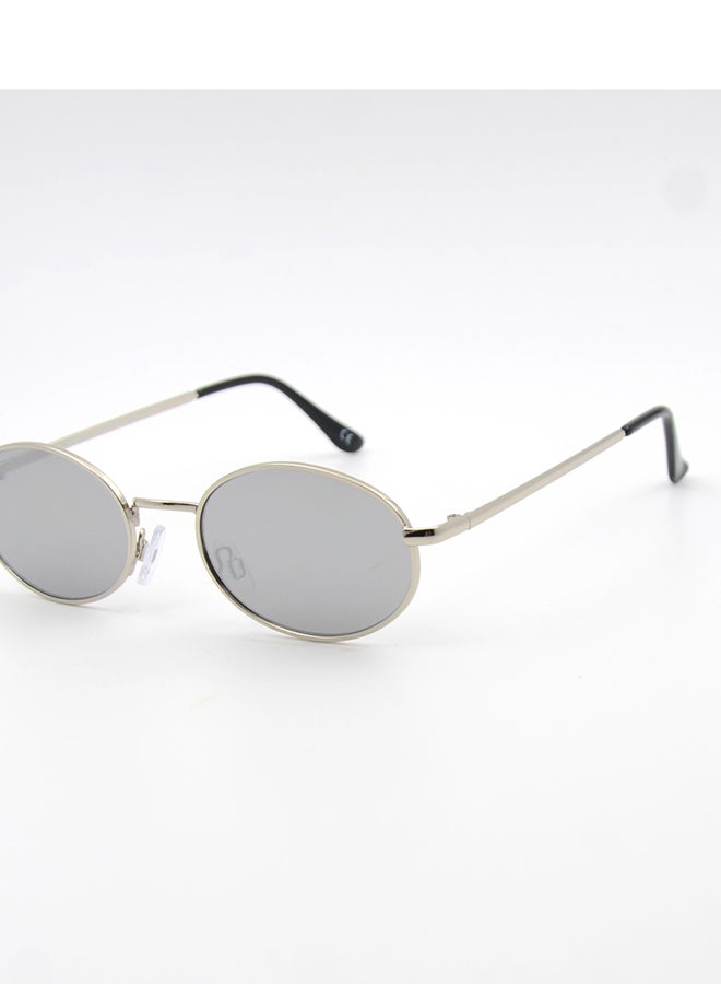 MADEYES نظارات شمسية واقية من الأشعة فوق البنفسجية للجنسين EE23M132-4 - فضي/أسود - Image 2