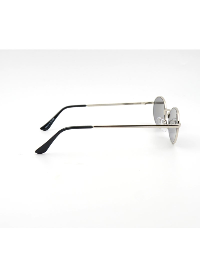 MADEYES نظارات شمسية واقية من الأشعة فوق البنفسجية للجنسين EE23M132-4 - فضي/أسود - Image 4