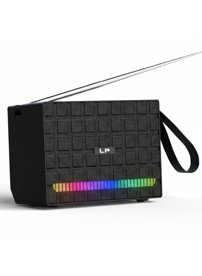 LP-V89 Solar Bluetooth Speaker – RGB Lighting, Powerful 10-30W Sound, FM Radio & Portable Outdoor DJ Speaker - Image 4