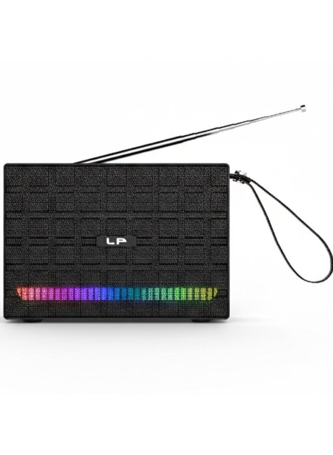 LP-V89 Solar Bluetooth Speaker – RGB Lighting, Powerful 10-30W Sound, FM Radio & Portable Outdoor DJ Speaker - Image 2