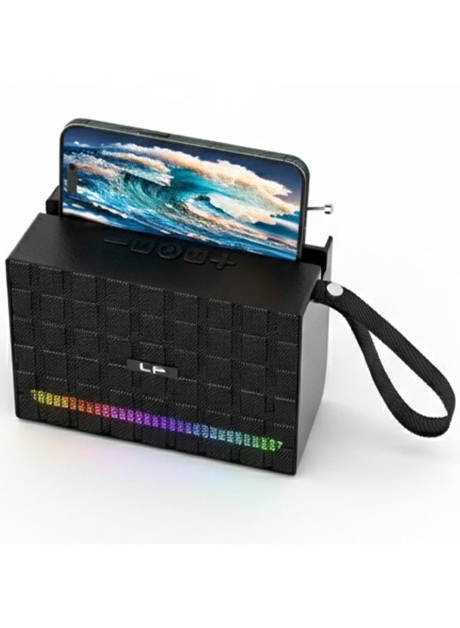 LP-V89 Solar Bluetooth Speaker – RGB Lighting, Powerful 10-30W Sound, FM Radio & Portable Outdoor DJ Speaker - Image 5