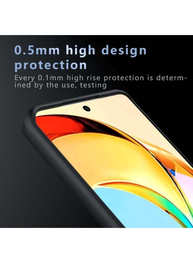 جراب حمايه اسود مط غير لامع ومقاوم للصدمات متوافق مع Honor X9C Smart (أسود ) - Image 2