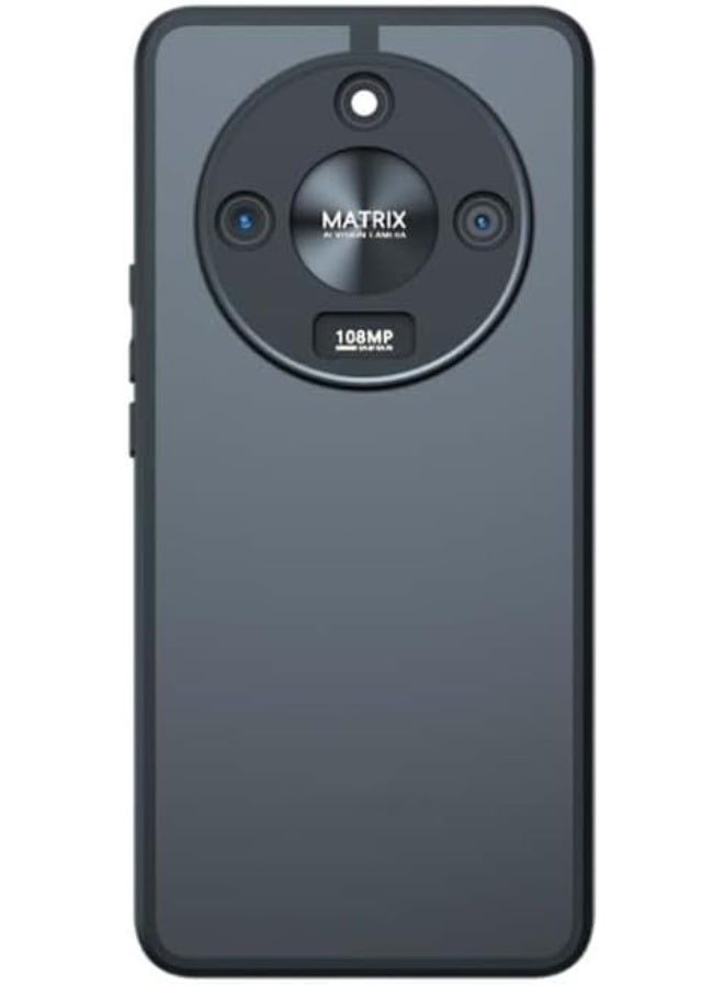 جراب حمايه اسود مط غير لامع ومقاوم للصدمات متوافق مع Honor X9C Smart (أسود ) - Image 5