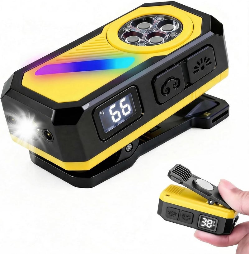 LETOUR Rechargeable EDC Flashlight - 300 Lumens Dual Light Sources, Clip-on Torch with Magnetic Attachment, USB-C Charging - Image 1