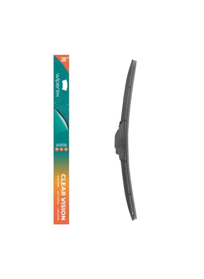 ويبيركس WiperEX Premium Wiper Blade 28" – Silent, Smooth Wipe, No Marks, Wind Lift Resistant, Durable Rubber - Image 1