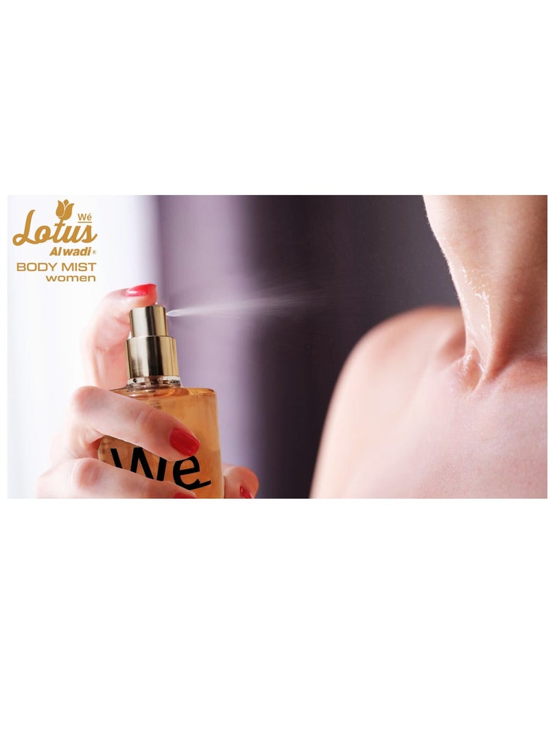 Lotus Alwadi Lotus Al Wadi Wé Fragrance Body Mist Women Collection for Long-Lasting Odor Protection 8.4 Ounce (6 piece Gift Set)  - Image 3