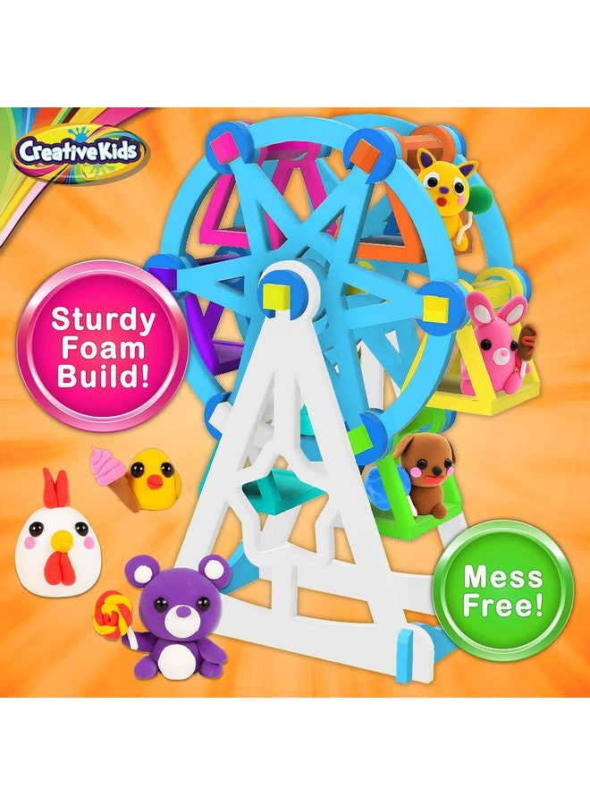 Creative Kids Creative Kids Air Dry Clay Ferris Wheel Kit - Easy Modeling 7+ Clay Characters- Includes 8 Clay Colors, Art Supplies and Sculpting Tool- Arts & Crafts Birthday Gift for Boys and Girls 6+ Years Old  - Image 5