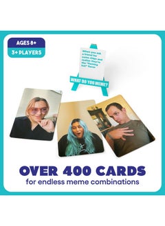 WHAT DO YOU MEME? Family Edition By Relatable, Popular Games For Kids 8+, Thanksgiving Day Games For All Ages, Great Fall Gift, Includes 300 Caption Cards And 65 Photo Cards  - Image 2