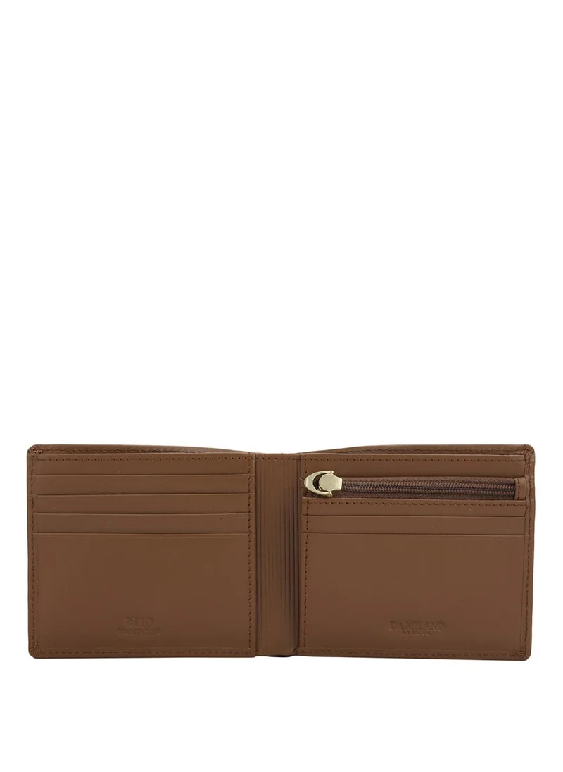 Da Milano  Genuine Leather Brown Mens Wallet for Men | Best Price UAE