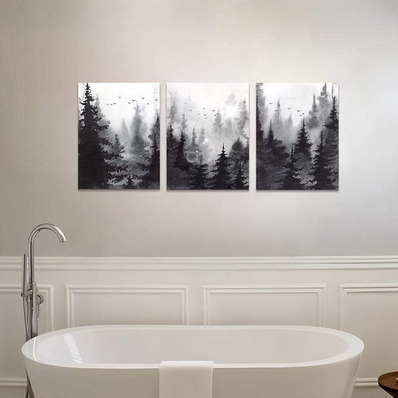 DZRWUBHS Black and White Canvas Wall Art - Image 5