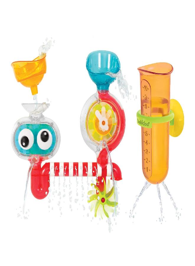 Yookidoo Yookidoo Baby Bath Toy (for Toddlers 1-3) - Spinning Gear and Googly Eyes for Toddler and Baby Bath Time Sensory Development - Attaches to Any Size Tub Wall - 1+ Years  - Image 1