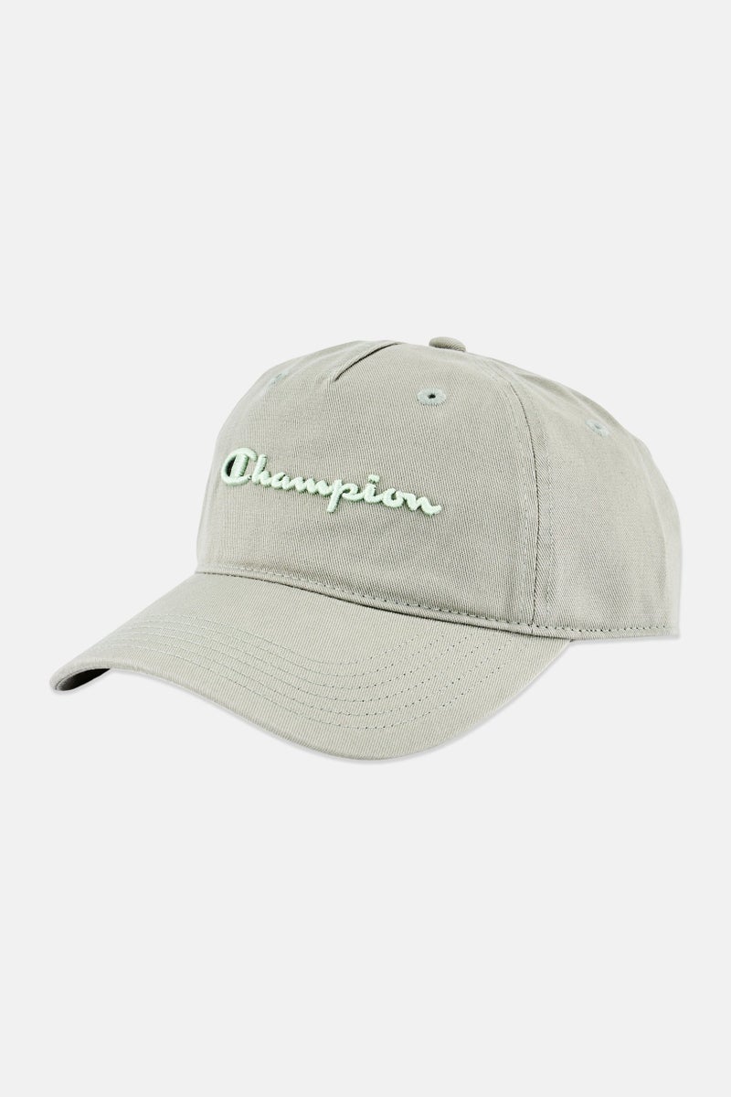 Champion Men Embroidered Logo Adjustable Cap, Sage - Image 1
