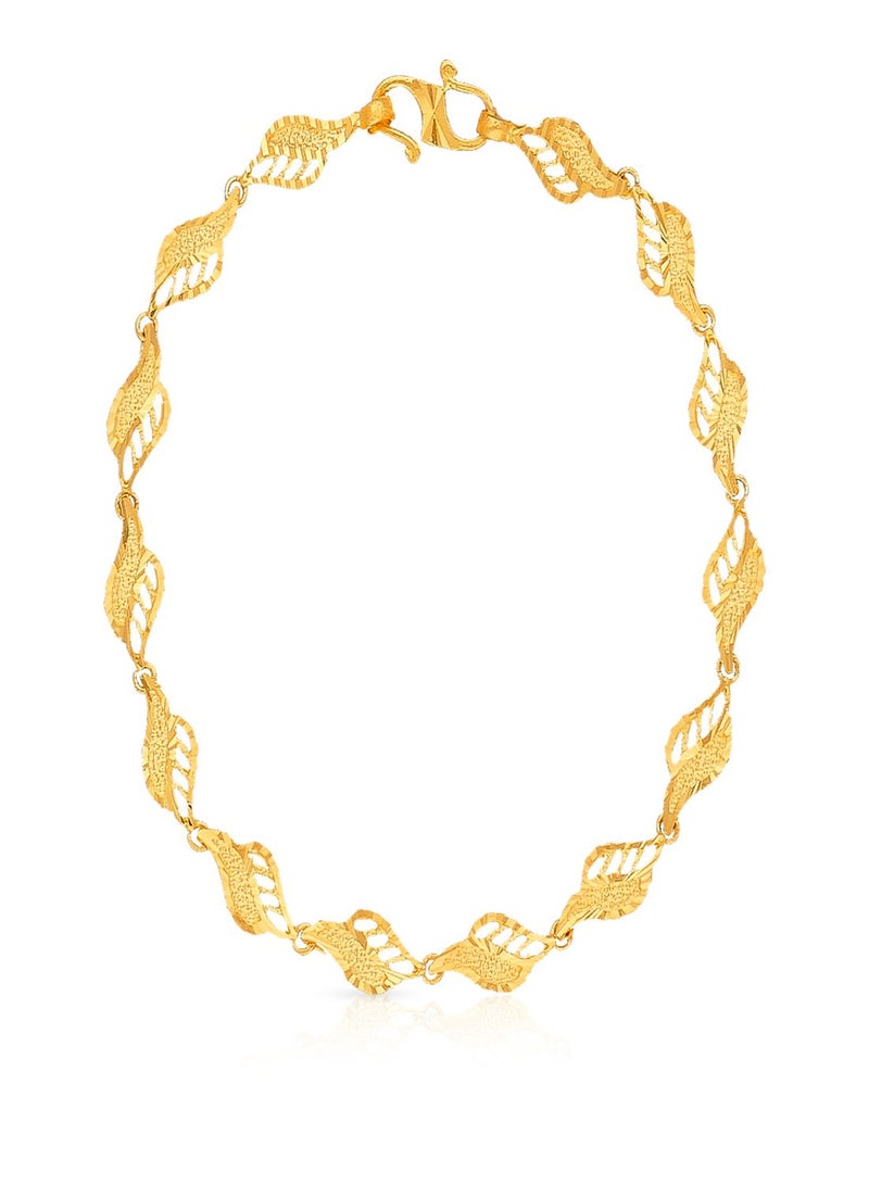 Malabar Gold and Diamonds 22 KT 916 Purity Gold Bracelet AIBR143Y7  - Image 1
