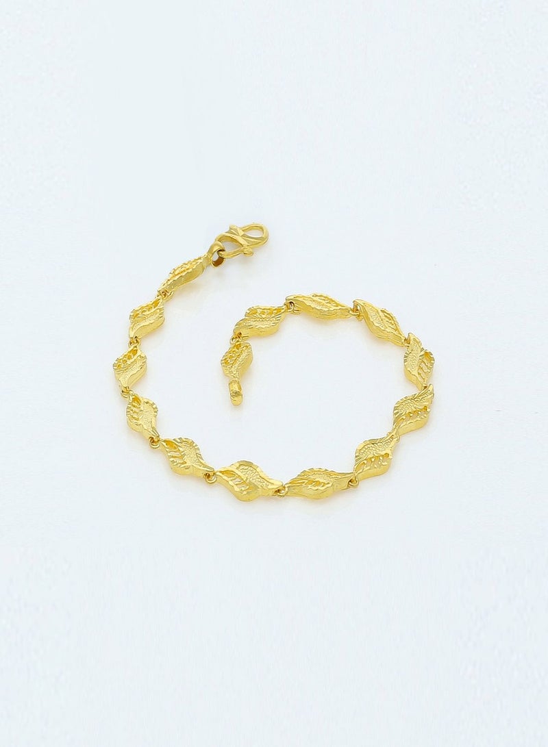 Malabar Gold and Diamonds 22 KT 916 Purity Gold Bracelet AIBR143Y7  - Image 3