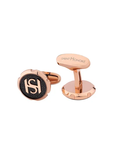 سانت هونور Rose Gold Metal Cufflinks for Men