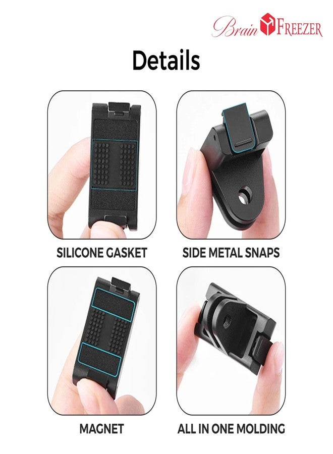 Brain Freezer Magnetic Adapter Mount Compatible with Action 5pro/4/3 Quick Release Adapter with Connection Adapter - DJI Accessories, Attachable Tripod, Vlogging - Image 2