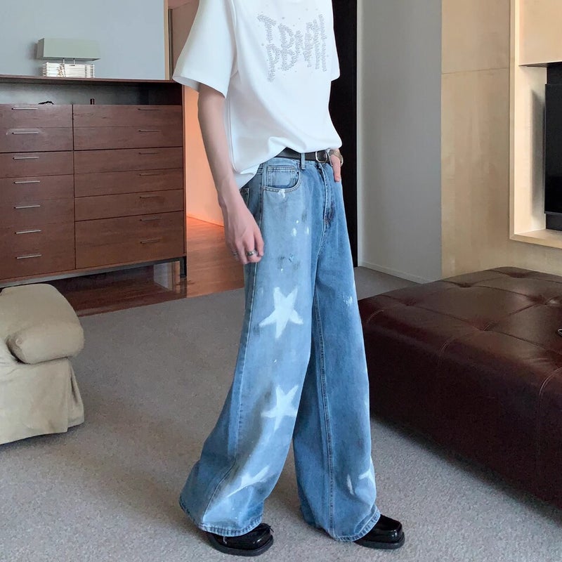 Unisex Casual Daily Denim Jeans - Image 5