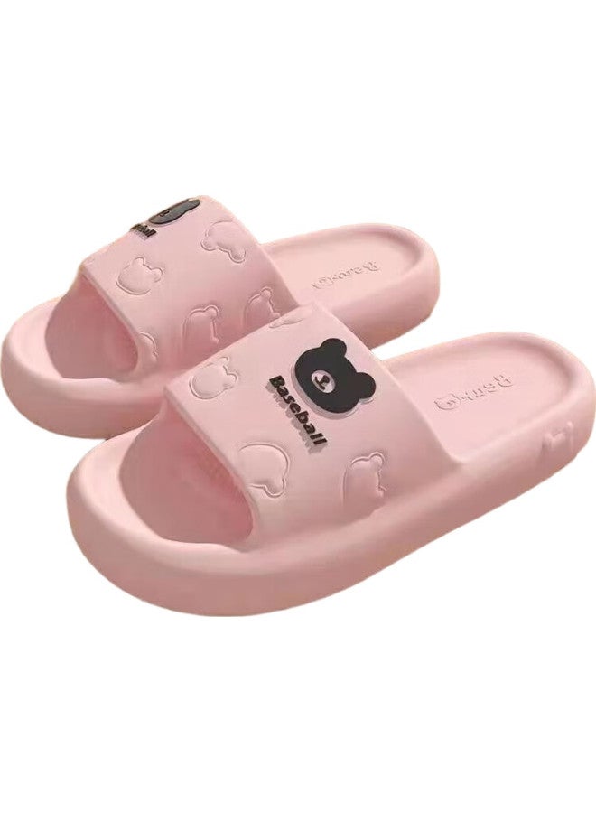 YUZHAOLIN Unisex Indoor Bathroom Shower Anti-Slip Slippers Yg199 Pink Size 36/37 - Image 1