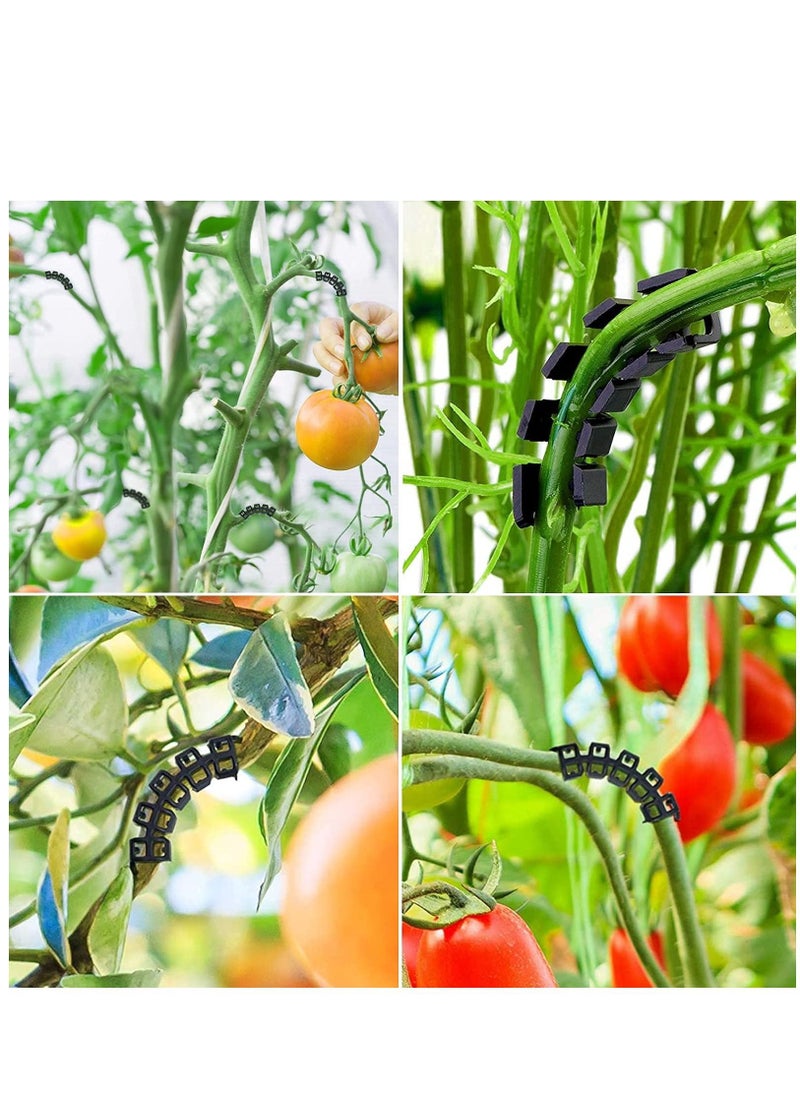 SYOSI 150 Pieces 90 Degree Plant Clips Branches Clips Control The Growth of Plants Branches Clamps for Low Stress Planting Clip  - Image 3