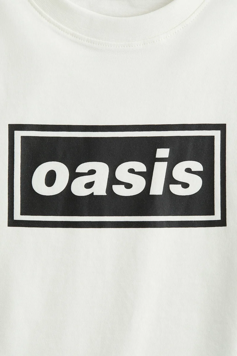 H&M Printed oversized T-shirt