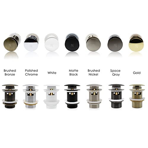 FerdY Pop-up Drain for Freestanding Bathtub, Gold Finish, cUPC Certification, Freestanding Bathtub Drain Stopper - Image 5