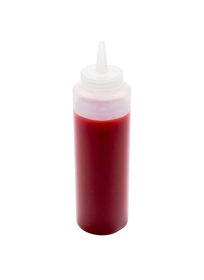 Restaurantware Restaurantware-12 Ounce Condiment Squeeze Bottle, 1 With Lid Plastic Squeeze Bottle - Precison Dispensing Tip, Flexible, Clear Plastic Squeeze Bottle For Sauces, For Sauces, Spreads, Or Condiments,  - Image 3