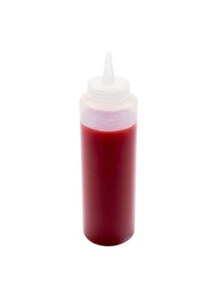 Restaurantware Restaurantware-12 Ounce Condiment Squeeze Bottle, 1 With Lid Plastic Squeeze Bottle - Precison Dispensing Tip, Flexible, Clear Plastic Squeeze Bottle For Sauces, For Sauces, Spreads, Or Condiments,  - Image 4