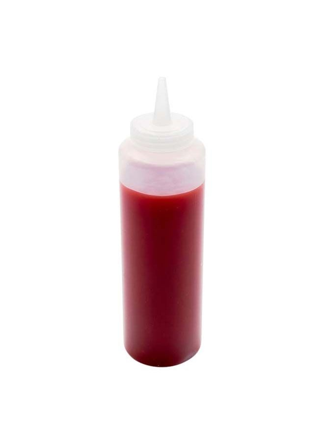 Restaurantware Restaurantware-12 Ounce Condiment Squeeze Bottle, 1 With Lid Plastic Squeeze Bottle - Precison Dispensing Tip, Flexible, Clear Plastic Squeeze Bottle For Sauces, For Sauces, Spreads, Or Condiments,  - Image 4