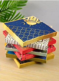 Fun 2 Bags 40 PCS, 33x33cm Blue, Golden Roof Table Napkins, Birthday Party, Weddings and Dinners  - Image 5