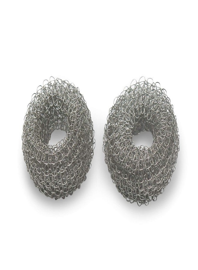 Tredoni 2 Reusable Limescale Remover Ring 0.8x1.6 - Boiler/Kettle Furring Descaler Stainless Steel Mesh 2x4cm (2) - Image 1