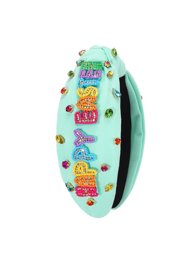 MOLOCH Easter Headband for Women Cute Bunny Headband Crystal Knotted Head Band Easter Spring Hair Accessories Gifts - Image 5