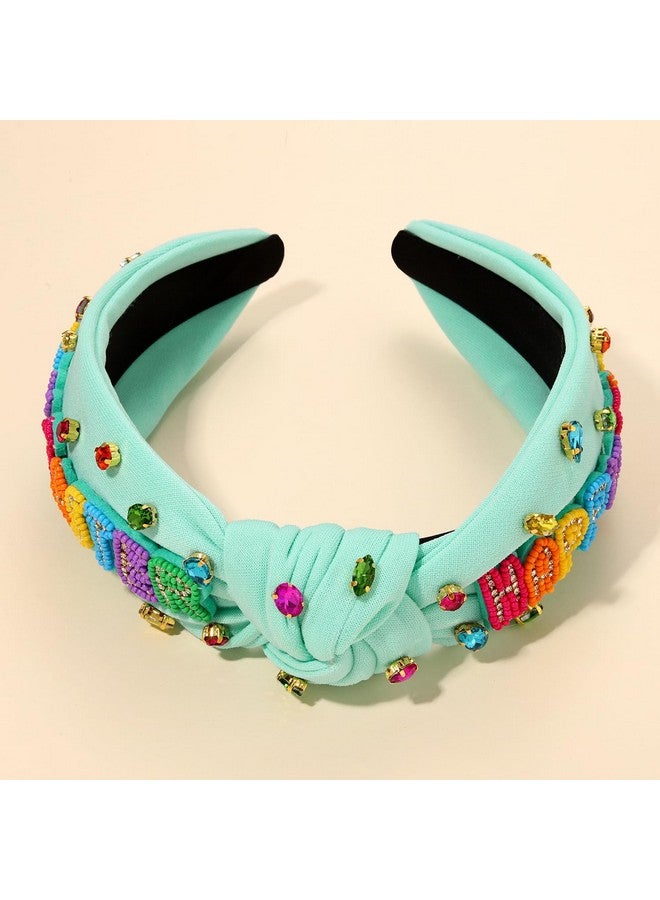 MOLOCH Easter Headband for Women Cute Bunny Headband Crystal Knotted Head Band Easter Spring Hair Accessories Gifts - Image 4