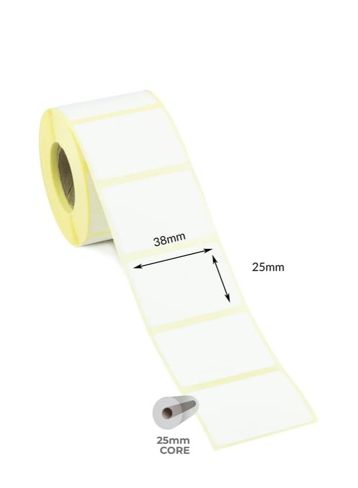 Terabyte label,1000 label/Roll 10 rolls 38x25 TTR