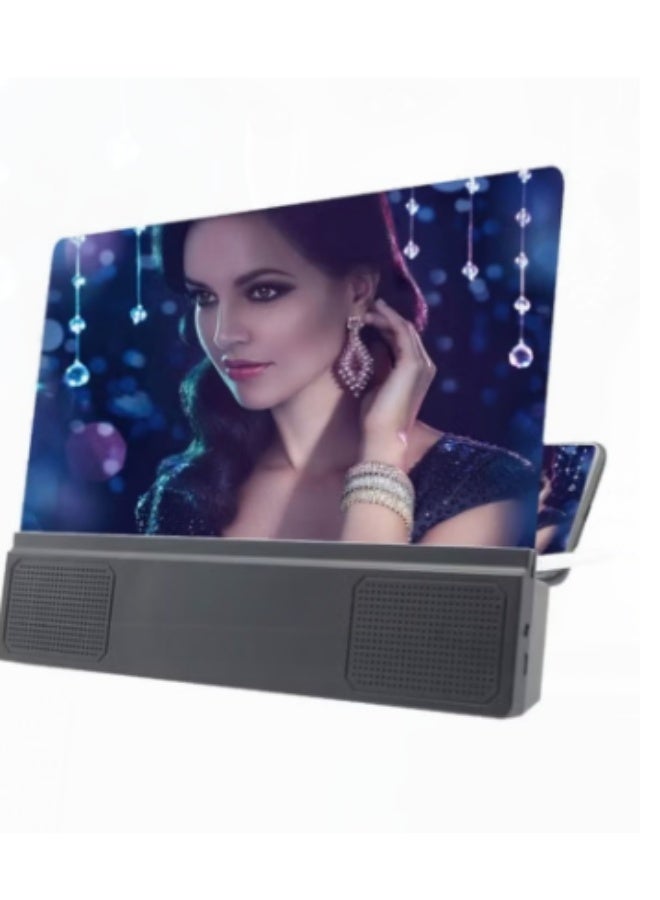 vsell24 مكبر شاشة الهاتف المحمول F9 مع مكبر صوت - Image 2