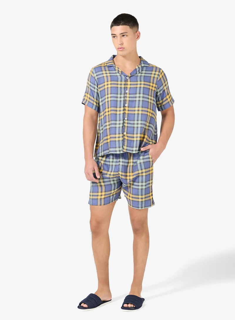 Seventy Five Nightwear Shirt & Shorts Set
