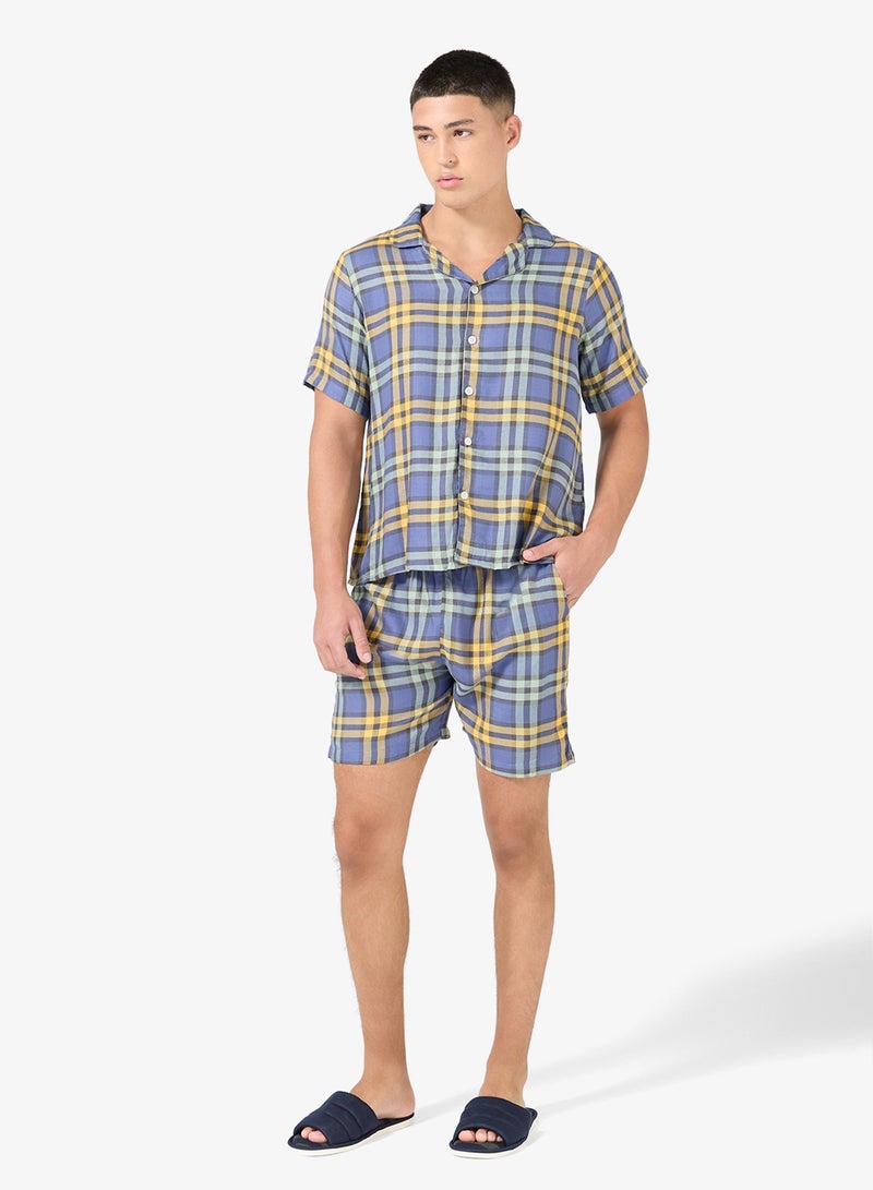 Seventy Five Nightwear Shirt & Shorts Set - Image 5