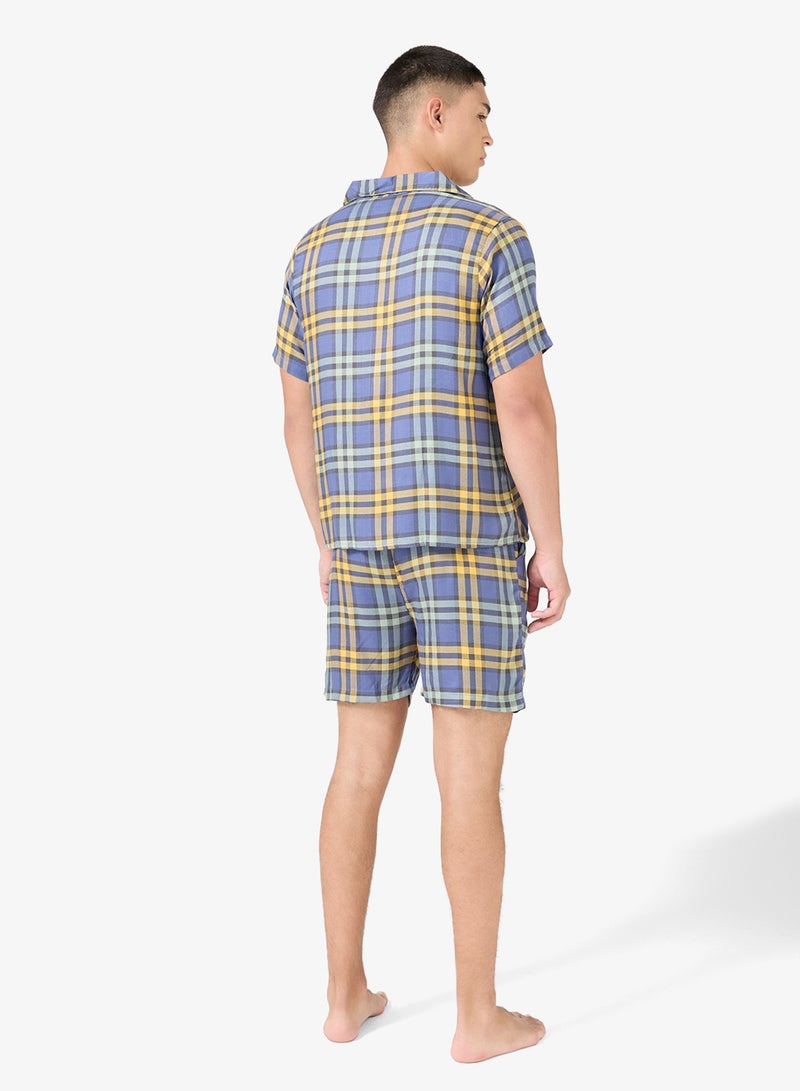 Seventy Five Nightwear Shirt & Shorts Set - Image 2