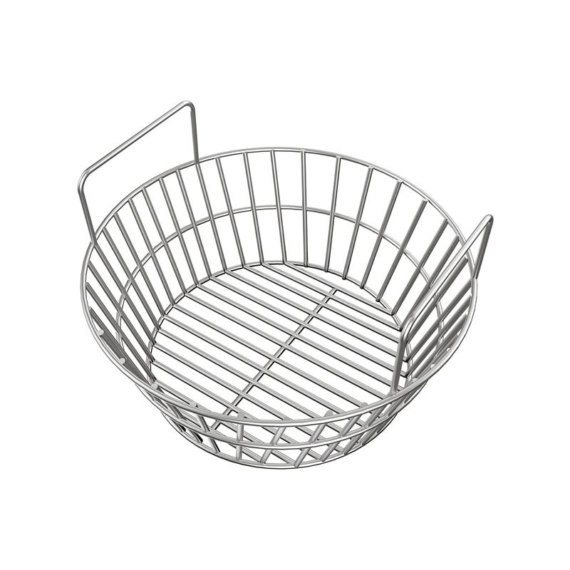 Stainless Charcoal Ash Basket for Large BGE Grill Charcoal Grill Ash Basket also fits Kamado Joe Classic and Other Similar Grills
