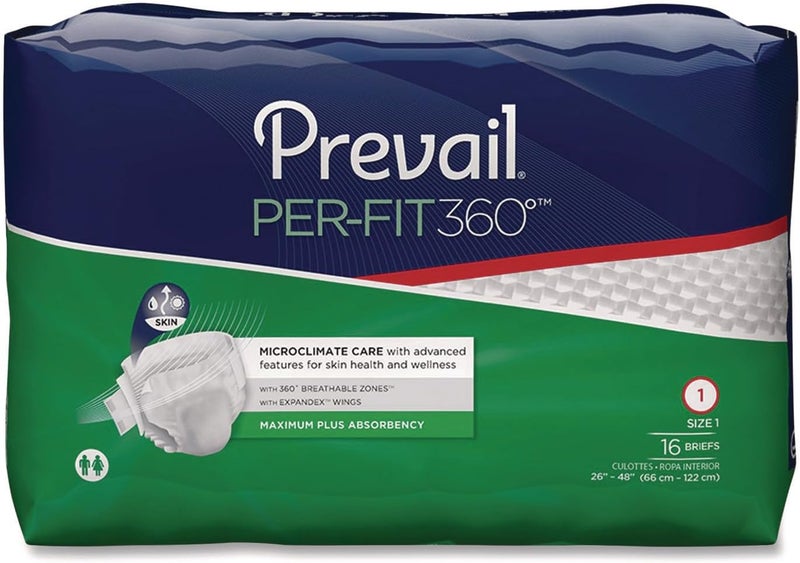 Prevail PVL2699308 - Diapers,Briefs,SIZE1 