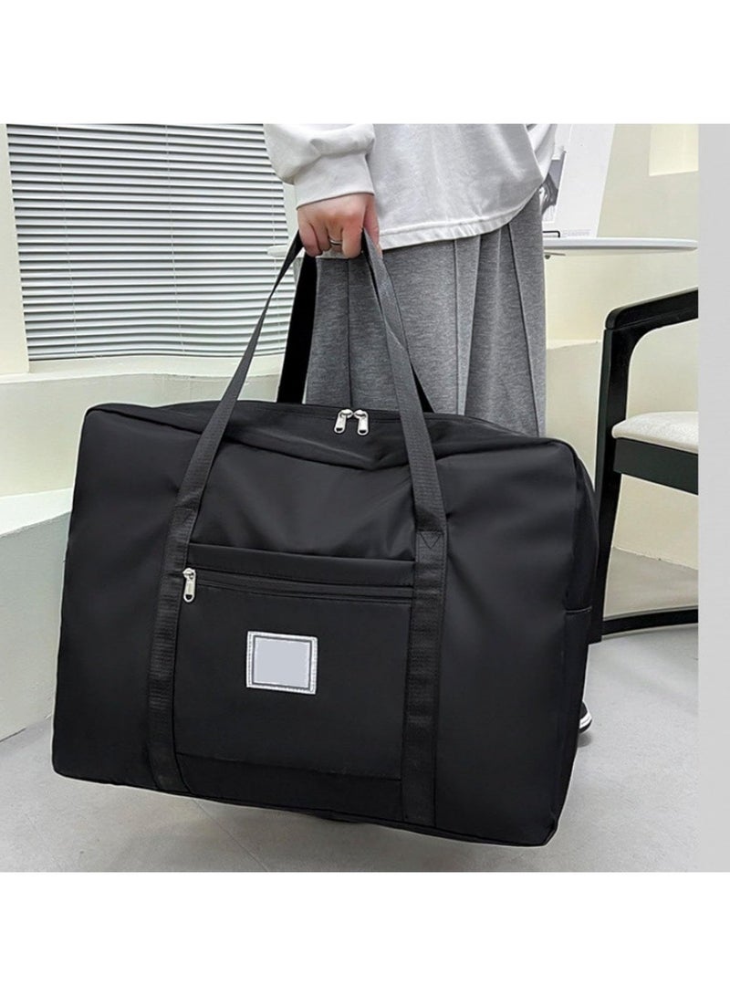 Large Moving Travel Storage Bag Large Capacity Travel Bag Clothes Storage Bag Hand Luggage Bag Moisture-proof Quilt Storage Bag (Green) - Image 3