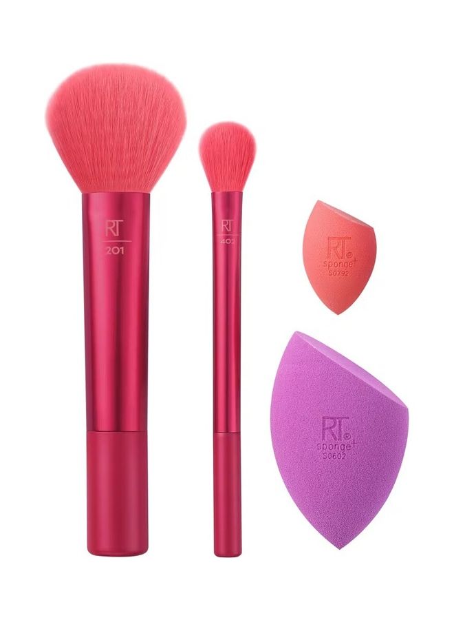 REAL TECHNIQUES Limited Edition Here Come The Glam Set For Liquid And Powder Makeup Multicolour - Image 2