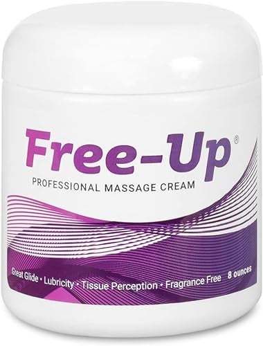 Free-Up FreeUp Professional Massage Cream FragranceFree Great Glide Lubricity Tissue Perception Perfect for Physical Therapy Massage Versatile NonGreasy 8 Oz Jar - Image 2