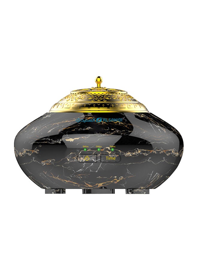 AL SANIDI Electric Incense Burner, Electronic Incense Burner, Black, Size 12*12*8.5 Cm - Image 1