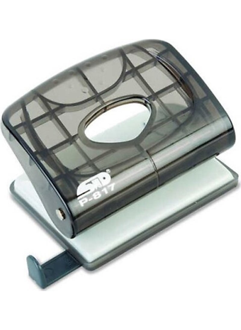 STD Popular P-817T Hole Punch 20 Page Capacity Transparent  - Image 2