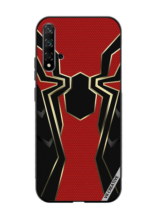 VR CREATIVE Protective Case Cover For Huawei Nova 5T Spiderman Vector Design Multicolour - Image 1