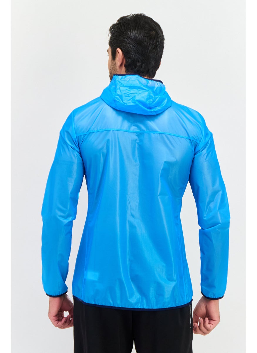 Brooks - Men Sportswear Fit Windbreaker Running Jacket, Blue - Image 1