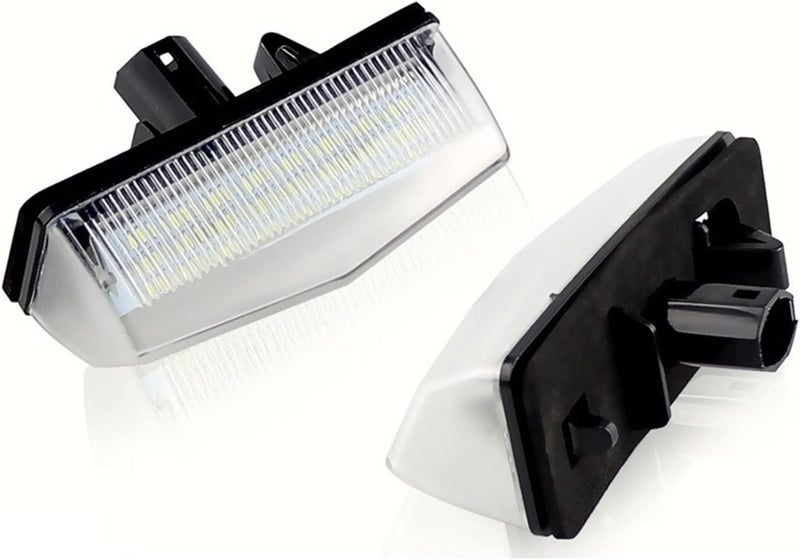 QASULER 2x White LED License Plate Lights - Image 1