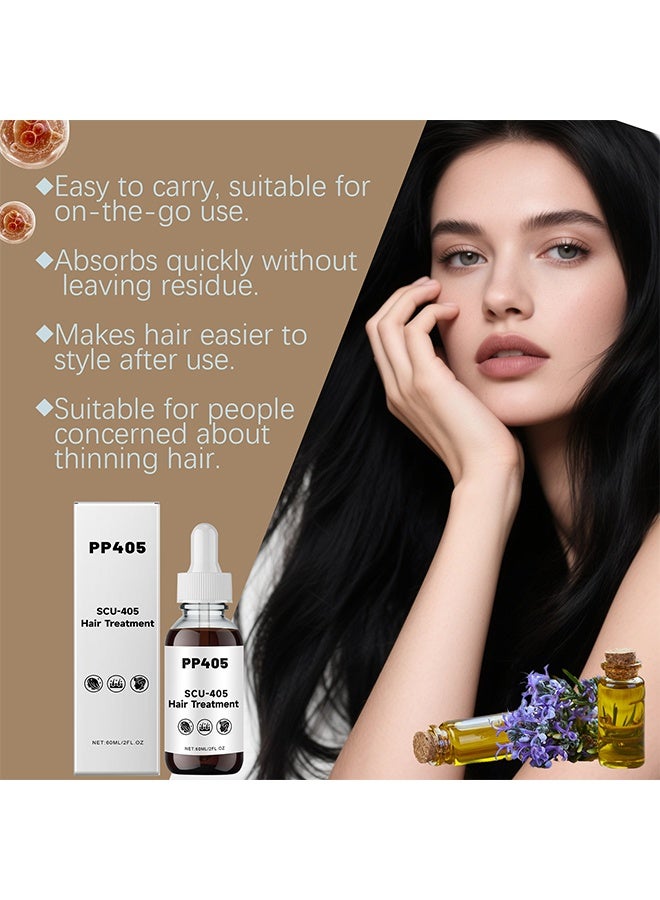 إيلهو PP405 علاج الشعر | SCU-405 | زيت نمو الشعر | مضاد لتساقط الشعر | سريع الامتصاص وغير دهني | نمو سيروم الشعر لجميع الأنواع | 2.11 فلوريدا. أوقية / 60 مل - Image 5
