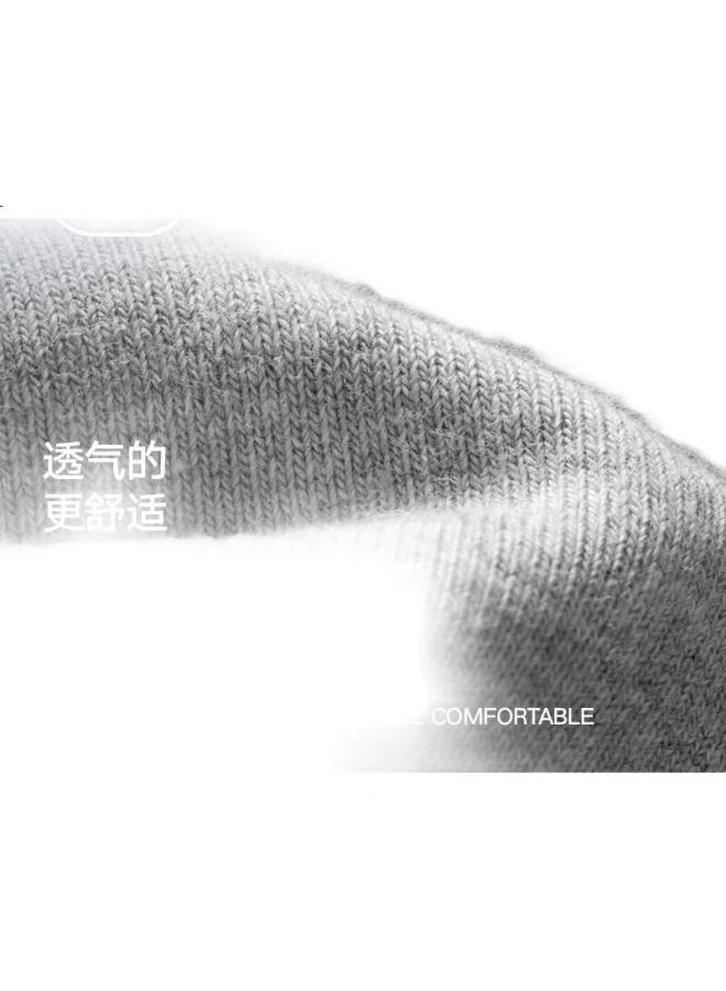 Hla [Air7] Men'S Short Cotton Socks, Mesh 7A Antibacterial Sports Casual Boat Socks, 6 Pairs - Image 3